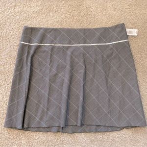 Torrid Gray Plaid Mini Skirt